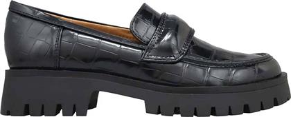 ΓΥΝΑΙΚΕΙΑ LOAFERS ΜΕ CROCO - GARREN3 06 ΜΑΥΡΟ NINE WEST