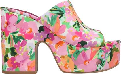 ΓΥΝΑΙΚΕΙΑ MULES ΜΕ FLORAL PRINT ''OLLEY2'' - OLLEY2 ΡΟΖ NINE WEST