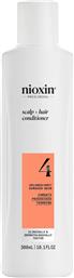 SCALP & HAIR CONDITIONER SYSTEM 4 ΜΑΛΑΚΤΙΚΗ ΚΡΕΜΑ ΓΙΑ ΒΑΜΜΕΝΑ ΜΑΛΛΙΑ ΜΕ ΠΡΟΟΔΕΥΤΙΚΗ ΑΡΑΙΩΣΗ 300ML NIOXIN από το PHARM24