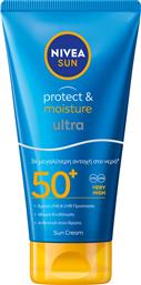 ΑΝΤΙΗΛΙΑΚΗ ΚΡΕΜΑ PROTECT AND MOISTURE ULTRA SPF 50+ SUN (150ML) NIVEA από το e-FRESH