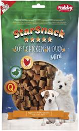 ΣΝΑΚ ΣΚΥΛΟΥ STARSNACK MINI CHICKEN DUCK (70GR) NOBBY