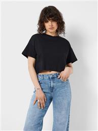 T-SHIRT ALENA 27023863 ΜΑΥΡΟ CROPPED FIT NOISY MAY