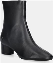 ΔΕΡΜΑΤΙΝΕΣ ΜΠΟΤΕΣ ALYSSA BLACK LEATHER ΓΥΝΑΙΚΕΙΕΣ, ΧΡΩΜΑ: ΜΑΥΡΟ, ALYSSA BLACK LEATHER NOKWOL