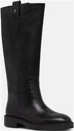 ΔΕΡΜΑΤΙΝΕΣ ΜΠΟΤΕΣ JOSE BLACK LEATHER ΓΥΝΑΙΚΕΙΕΣ, ΧΡΩΜΑ: ΜΑΥΡΟ, JOSE BLACK LEATHER NOKWOL