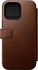 LEATHER FOLIO BROWN FOR IPHONE 16 PRO MAX NOMAD