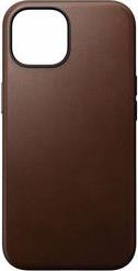 MODERN LEATHER CASE BROWN FOR IPHONE 15 NOMAD από το e-SHOP