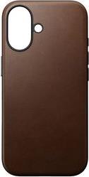 MODERN LEATHER CASE BROWN FOR IPHONE 16 NOMAD