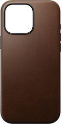 MODERN LEATHER CASE BROWN FOR IPHONE 16 PRO MAX NOMAD από το e-SHOP