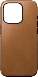 MODERN LEATHER CASE ENGLISH TAN FOR IPHONE 15 PRO NOMAD από το e-SHOP