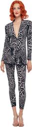 ΓΥΝΑΙΚΕΙΟ ΚΟΛΑΝ ANIMAL PRINT - KK2257PLF17678 ΓΚΡΙ NORMA KAMALI