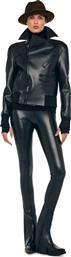 ΓΥΝΑΙΚΕΙΟ ΠΑΝΤΕΛΟΝΙ ΚΟΛΑΝ FAUX ΔΕΡΜΑ SLIM FIT - ST2237LV016001 ΜΑΥΡΟ NORMA KAMALI