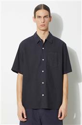 ΠΟΥΚΑΜΙΣΟ CARSTEN COTTON TENCEL ΧΡΩΜΑ: ΝΑΥΤΙΚΟ ΜΠΛΕ, N40.0579.7004 NORSE PROJECTS