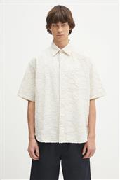 ΠΟΥΚΑΜΙΣΟ MO OVERSIZED FIL COUPE SS SHIRT ΧΡΩΜΑ: ΜΠΕΖ, N40.0830.0957 NORSE PROJECTS