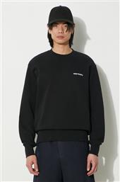 ΒΑΜΒΑΚΕΡΗ ΜΠΛΟΥΖΑ ARNE RELAXED ORGANIC LOGO ΧΡΩΜΑ: ΜΑΥΡΟ, N20.1302.9999 NORSE PROJECTS