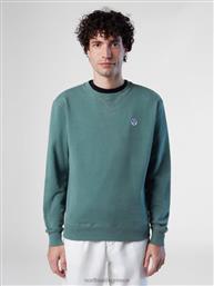 ΑΝΔΡΙΚΟ ΦΟΥΤΕΡ CREWNECK SWEATSHIRT WITH LOGO 6911580000416-560 ΠΡΑΣΙΝΟ NORTH SAILS