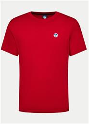 T-SHIRT BOLLO 692970 ΚΟΚΚΙΝΟ REGULAR FIT NORTH SAILS