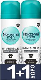 MEN PROMO INVISIBLE ANTIPERSPIRANT SPRAY ΑΝΔΡΙΚΟ ΑΝΤΙΙΔΡΩΤΙΚΟ ΜΕ ΑΡΩΜΑ ΦΡΕΣΚΑΔΑΣ ΓΙΑ 48ΩΡΗ ΠΡΟΣΤΑΣΙΑ 300ML (2X150ML) NOXZEMA