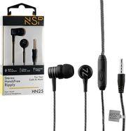 HN25 BLACK IN EAR ΑΚΟΥΣΤΙΚΑ ΨΕΙΡΕΣ HANDS FREE NSP