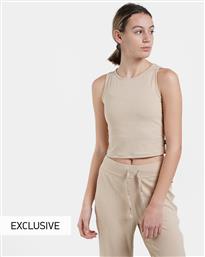 ΓΥΝΑΙΚΕΙΟ CROPPED ΑΜΑΝΙΚΟ T-SHIRT (9000100559-103) NUFF