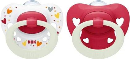 ΠΙΠΙΛΑ ΣΙΛΙΚΟΝΗ SIGNATURE NIGHT18-36ΜΗΝΩΝ+ ΜΠΕΖ/ΚΟΚΚΙΝΟ NUK