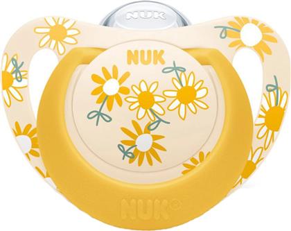 STAR SILICONE SOOTHER 18-36M ΟΡΘΟΔΟΝΤΙΚΗ ΠΙΠΙΛΑ ΣΙΛΙΚΟΝΗΣ ΜΕ ΘΗΚΗ 1 ΤΕΜΑΧΙΟ - ΠΟΡΤΟΚΑΛΙ NUK