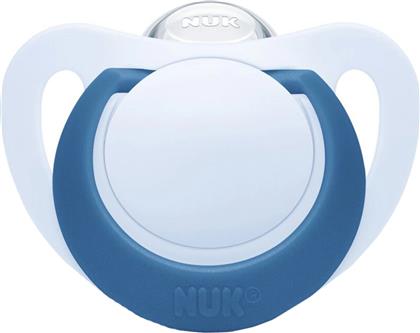STAR SILICONE SOOTHRE 18-36M ΟΡΘΟΔΟΝΤΙΚΗ ΠΙΠΙΛΑ ΣΙΛΙΚΟΝΗΣ ΜΕ ΘΗΚΗ 1 ΤΕΜΑΧΙΟ - ΜΠΛΕ NUK