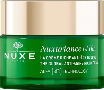 NUXURIANCE ULTRA THE GLOBAL ANTI-AGING RICH CREAM ΚΡΕΜΑ ΗΜΕΡΑΣ ΠΡΟΣΩΠΟΥ ΟΛΙΚΗΣ ΑΝΤΙΓΗΡΑΝΣΗΣ ΓΙΑ ΞΗΡΕΣ ΕΩΣ ΠΟΛΥ ΞΗΡΕΣ ΕΠΙΔΕΡΜΙΔΕΣ 50ML NUXE