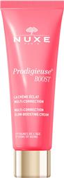 PRODIGIEUSE BOOST MULTI-CORRECTION GLOW-BOOSTING CREAM ΜΕΤΑΞΕΝΙΑ ΚΡΕΜΑ ΓΙΑ ΠΡΟΣΩΠΟ - ΛΑΙΜΟ - ΝΤΕΚΟΛΤΕ ΠΟΛΛΑΠΛΗΣ ΔΡΑΣΗΣ ΓΙΑ ΚΑΝΟΝΙΚΗ - ΞΗΡΗ ΕΠΙΔΕΡΜΙΔΑ 40ML NUXE