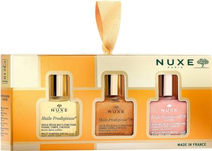 PROMO HUILE PRODIGIEUSE 10ML & HUILE PRODIGIEUSE OR 10ML & HUILE PRODIGIEUSE OR FLORALE 10ML NUXE