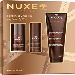 PROMO MEN MOISTURIZING MULTI-PURPOSE GEL 50ML & 24H PROTECTION DEODORANT 50ML & MULTI-USE SHOWER GEL 200ML NUXE