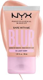 BARE WITH ME BLUR MAKEUP ΜΕ ΜΑΤ ΑΠΟΤΕΛΕΣΜΑ 30ML - 03 LIGHT IVORY NYX PROFESSIONAL MAKEUP από το PHARM24