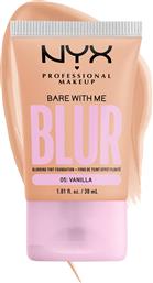 BARE WITH ME BLUR MAKEUP ΜΕ ΜΑΤ ΑΠΟΤΕΛΕΣΜΑ 30ML - 05 VANILLA NYX PROFESSIONAL MAKEUP