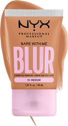 BARE WITH ME BLUR MAKEUP ΜΕ ΜΑΤ ΑΠΟΤΕΛΕΣΜΑ 30ML - 10 MEDIUM NYX PROFESSIONAL MAKEUP