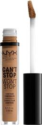 CAN'T STOP WON'T STOP CONTOUR CONCEALER ΕΛΑΦΡΙΑΣ ΜΑΤ ΣΥΝΘΕΣΗΣ 3.5ML 1 ΤΕΜΑΧΙΟ - 12.7 NEUTRAL TAN NYX PROFESSIONAL MAKEUP από το PHARM24