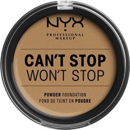CAN'T STOP WON'T STOP POWDER FOUNDATION 10,7GR GOLDEN NYX PROFESSIONAL MAKEUP από το ATTICA