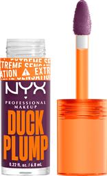 DUCK PLUMP EXTREME SENSATION PLUMPING GLOSS LIP GLOSS ΜΕ ΠΙΚΑΝΤΙΚΟ ΤΖΙΝΤΖΕΡ ΓΙΑ ΣΑΡΚΩΔΗ ΧΕΙΛΗ 7ML - 17 PURE PLUM-P NYX PROFESSIONAL MAKEUP