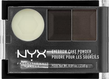 EYEBROW CAKE POWDER 2,65GR BLACK/GRAY NYX PROFESSIONAL MAKEUP