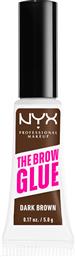 THE BROW GLUE INSTANT BROW STYLER ΦΡΟΝΤΙΔΑ ΓΙΑ ΠΥΚΝΑ ΟΜΟΡΦΑ ΦΡΥΔΙΑ 5G - DARK BROWN NYX PROFESSIONAL MAKEUP