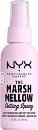 THE MARSHMALLOW MATTE SETTING SPRAY ΣΤΑΘΕΡΟΠΟΙΗΤΙΚΟ ΜΑΚΙΓΙΑΖ ΜΕ ΜΑΤ ΑΠΟΤΕΛΕΣΜΑ & ΔΙΑΡΚΕΙΑΣ ΜΕΧΡΙ 16 ΩΡΕΣ 60ML NYX PROFESSIONAL MAKEUP
