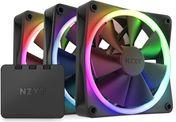 ΑΝΕΜΙΣΤΗΡΑΚΙ F120 RGB BLACK 3-PACK ΜΕ CONTROLLER RF-R12TF-B1 NZXT