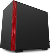 CASE H210I MINI-ITX TOWER BLACK-RED NZXT
