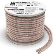 SPEAKER WIRE SP-25 ΚΑΛΩΔΙΟ ΗΧΕIΩΝ 2 X 2,5 MM2 10M ΔΙΑΦΑΝΕΣ OEHLBACH