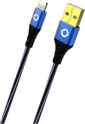 USB PLUS LI ΚΑΛΩΔΙΟ USB 2.0 TYPE A ΣΕ APPLE LIGHTNING 1,5M BLUE (ΤΕΜΑΧΙΟ) OEHLBACH