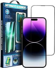 5D FULL GLUE TEMPERED GLASS FOR IPHONE 14 PRO MAX BLACK + APPLICATOR OEM