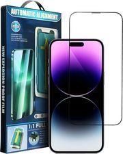 5D FULL GLUE TEMPERED GLASS FOR IPHONE 16 PLUS BLACK + APPLICATOR OEM