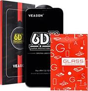 6D PRO VEASON EASY-INSTALL GLASS FOR IPHONE 15 BLACK OEM