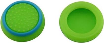 ANALOG CAPS THUMBSTICK GRIPS GREEN / BLUE - PS4 CONTROLLER OEM