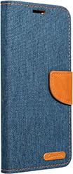 CANVAS BOOK CASE FOR XIAOMI REDMI 12C NAVY BLUE OEM