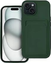 CARD CASE FOR IPHONE 15 GREEN OEM