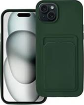 CARD CASE FOR IPHONE 15 PLUS GREEN OEM από το e-SHOP